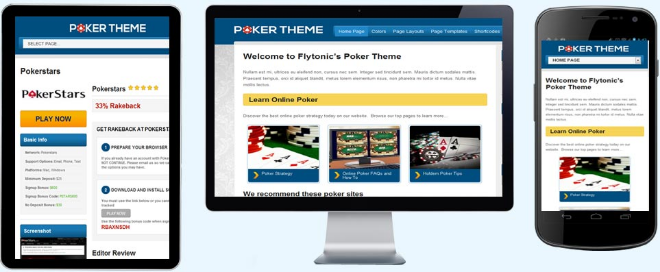 How To Become A Poker Affiliate Image of a laptop with a poker affiliate website on the screen, showcasing banners and links to leading poker rooms for extra income